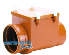 HL715 RStauverschl. DN160 m. Niroklappe on. geregelter Klappe. z