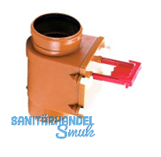 HL710.1V RStauverschl. DN110 m. Niroklappe u. Handabsperrung, senkr