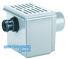 HL71.1/50 Kellerabl. DN110 waagr m. Zulauf DN50. 170x240mm/155x2