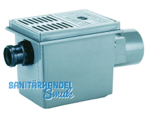 HL77.1 Kellerabl. DN110 waagr m. Zulauf- mglichkeit DN50. 3-fac