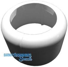 HL7.WE WC-Rosette teilbar DN110, wei