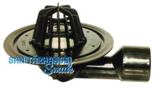 HL80.3 Dachabl. DN50/75 drehb. m. Laubfangkorb