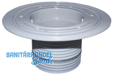 HL85N Aufst.elem. 80mm/d 110mm m. Dichtflansch