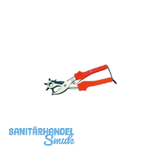 Revolverlochzange vernickelt mit sechs Pfeifen 220 mm Revolverlochzange vernickelt mit sechs Pfeifen 220 mm