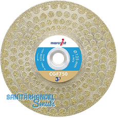 MARCRIST Diamant Trenn-Schleifscheibe CGF750 125 mm 3in1 MARCRIST Diamant Trenn-Schleifscheibe CGF750 125 mm 3in1