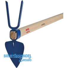 SONNECK Schneckenhaue Breitblatt mit 2 Zinken mit Stiel SONNECK Schneckenhaue Breitblatt mit 2 Zinken mit Stiel