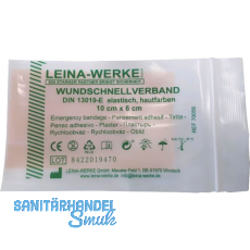 LEINA Wundschnellverband-EL 10 cm x 6 cm LEINA Wundschnellverband-EL 10 cm x 6 cm
