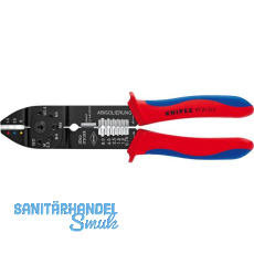 KNIPEX Crimpzange 9721 isolierte Kabelschuhe/-Verbinder 0,5-6 mm², L=230 mm KNIPEX Crimpzange 9721 isolierte Kabelschuhe/-Verbinder 0,5-6 mm², L=230 mm