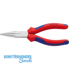 KNIPEX Langschnabelzange DIN 5745 gerade 2K-Griff L�nge 160 mm