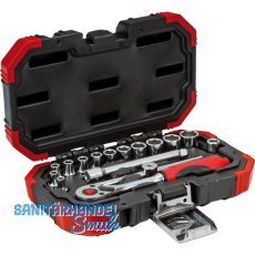 GEDORE RED Steckschlüssel-Satz 1/4" R4900 mit Umschaltknarre 16-teilig GEDORE RED Steckschlüssel-Satz 1/4" R4900 mit Umschaltknarre 16-teilig