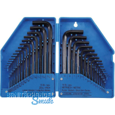BGS Sechskant-Stiftschl�ssel-Satz Metrisch/Zoll 30-teilig