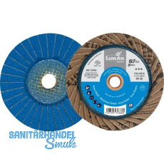 LUKAS Schleiflamellenteller SLTflex Zirkonkorund � 125 mm Korn 40