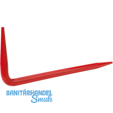 RENNSTEIG Winkeldorn geh�rtet, rot pulverlackiert 500 x 150 x 20 mm