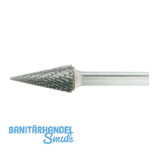 LUKAS HM-Fr�sstift Form M Spitzkegel Kopf � 12 mm L�nge 25 mm Zahnung 3