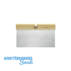 Japanspachtel rostfrei mit Holzgriffleiste Breite 300 mm