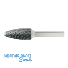 LUKAS HM-Fr�sstift Form F Rundbogen Kopf � 6 mm L�nge 13 mm Zahnung 7