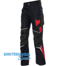 KÜBLER Bundhose Bodyforce PRO 2125 schwarz/mittelrot 58 KÜBLER Bundhose Bodyforce PRO 2125 schwarz/mittelrot 58