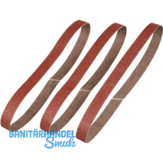 STANLEY Schleifband Super 13 x 455 mm K120 Inhalt 3 Stück STANLEY Schleifband Super 13 x 455 mm K120 Inhalt 3 Stück