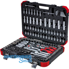 GEDORE RED Steckschlüssel-Satz 1/4" + 3/8" + 1/2" mit Umschaltknarren 172-teilig GEDORE RED Steckschlüssel-Satz 1/4" + 3/8" + 1/2" mit Umschaltknarren 172-teilig