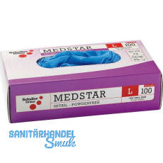 SCHULLER Einweghandschuhe Med Nitril M - 100 Stück SCHULLER Einweghandschuhe Med Nitril M - 100 Stück