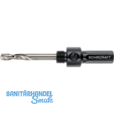 BOHRCRAFT Lochsägenschaft AS1 m. Zentrierbohrer f. Lochsäge 14-30 mm BOHRCRAFT Lochsägenschaft AS1 m. Zentrierbohrer f. Lochsäge 14-30 mm