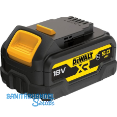 DEWALT Akku / Ersatzakku DCB184G XR 18 Volt / 5,0 Ah (IEC) Li-Ion