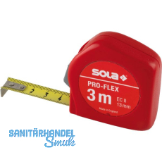 SOLA Rollbandma� Pro-Flex 3 m EG-Pr�fzeichen Genauigkeit II