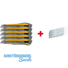 SOLIDO Cutter Set 5 x Cutter, 3 x Abbrechklingenbox 8-teilig SOLIDO Cutter Set 5 x Cutter, 3 x Abbrechklingenbox 8-teilig