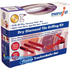 MARCRIST Diamant Fliesen Trockenbohrset PG750X 4-teilig