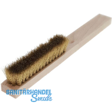 OSBORN Hand-Feinkratzbürste 220 x 22 mm 4-reihig Messing gewellt OSBORN Hand-Feinkratzbürste 220 x 22 mm 4-reihig Messing gewellt