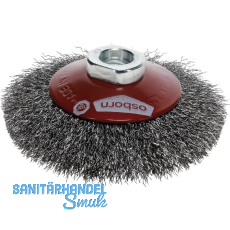 OSBORN Kegelbürste mit Gewinde 100 x 10 x 20 mm Stahldraht gewellt OSBORN Kegelbürste mit Gewinde 100 x 10 x 20 mm Stahldraht gewellt