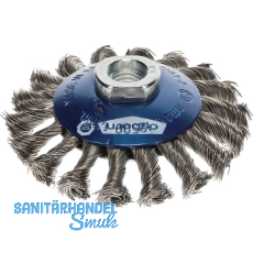 OSBORN Kegelb�rste mit Gewinde 115 x 15 x 20 mm Stahldraht gezopft