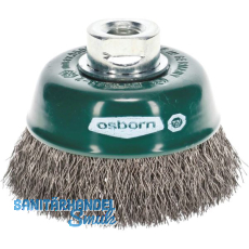 OSBORN Flächenreinigungs Topfbürste 80 x 25 mm rostfreier Stahldraht M14 OSBORN Flächenreinigungs Topfbürste 80 x 25 mm rostfreier Stahldraht M14