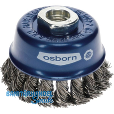 OSBORN Topfbürste 65 x 20 mm Stahldraht gezopft M14 OSBORN Topfbürste 65 x 20 mm Stahldraht gezopft M14