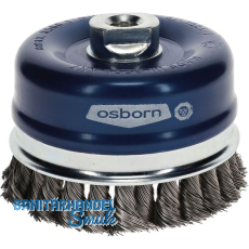 OSBORN Topfb�rste 100 x 20 mm Stahldraht gezopft M14