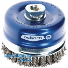 OSBORN Topfb�rste 100 x 20 mm Stahldraht gezopft M14
