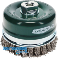OSBORN Topfbürste 100 x 20 mm rostfreier Stahldraht gezopft M14 OSBORN Topfbürste 100 x 20 mm rostfreier Stahldraht gezopft M14