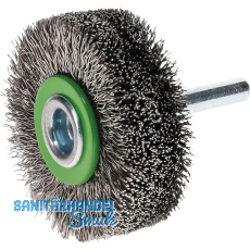 OSBORN Rundbürste mit Schaft 50 x 17 x 6 mm rostfreier Stahldraht OSBORN Rundbürste mit Schaft 50 x 17 x 6 mm rostfreier Stahldraht