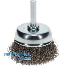 OSBORN Topfb�rste mit Schaft 50 x 17 x 6 mm Stahldraht