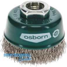 OSBORN Flächenreinigungs Topfbürste 60 x 21 mm rostfreier Stahldraht M14 OSBORN Flächenreinigungs Topfbürste 60 x 21 mm rostfreier Stahldraht M14
