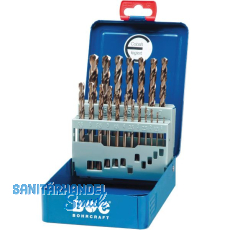 BOHRCRAFT Bohrer-Kassette DIN338RN HSS Co5 � 1-10 mm 19-teilig