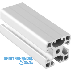 Aluminium Nutprofil ISP Nut 8 L41 leicht 40 x 40 mm 3 Nuten