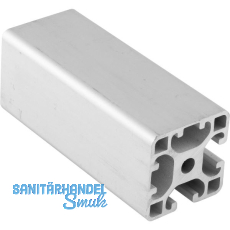 Aluminium Nutprofil ISP Nut 8 L43 leicht 40 x 40 mm 2 Nuten Aluminium Nutprofil ISP Nut 8 L43 leicht 40 x 40 mm 2 Nuten