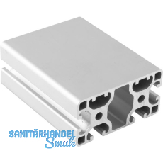 Aluminium Nutprofil ISP Nut 8 L83 leicht 80 x 40 mm 4 Nuten Aluminium Nutprofil ISP Nut 8 L83 leicht 80 x 40 mm 4 Nuten