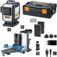 LASERLINER Kreuzlinienlaser PrecisionPlane 4G Pro 7,4 V 2,6 Ah (IEC) Li-Ion