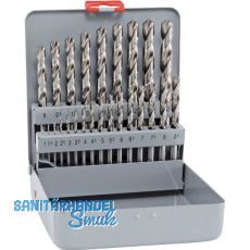 MAYKESTAG Spiralbohrer-Kassette DIN338RN HSS-Co5 � 1-13 mm 25-teilig