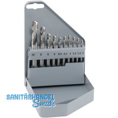 MAYKESTAG Spiralbohrer-Kassette DIN1897PZ HSS-Co5 extra kurz 3-10 mm 10-teilig