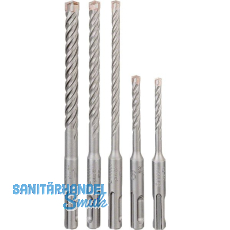 BOSCH SDS-Plus p5X Hammerbohrer-Satz HM ø 5-10 mm 5-teilig BOSCH SDS-Plus p5X Hammerbohrer-Satz HM ø 5-10 mm 5-teilig
