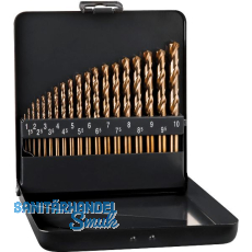 ALPEN Spiralbohrer-Kassette DIN338RN HSS Cobalt GRIP KM19 ø 1-10mm 19-teilig ALPEN Spiralbohrer-Kassette DIN338RN HSS Cobalt GRIP KM19 ø 1-10mm 19-teilig