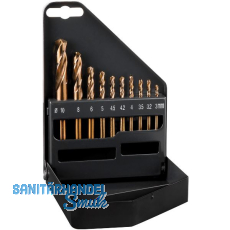 ALPEN Spiralbohrer-Kassette DIN1897PZ HSS Cobalt GRIP KM10 ø 3-10mm 10-teilig ALPEN Spiralbohrer-Kassette DIN1897PZ HSS Cobalt GRIP KM10 ø 3-10mm 10-teilig